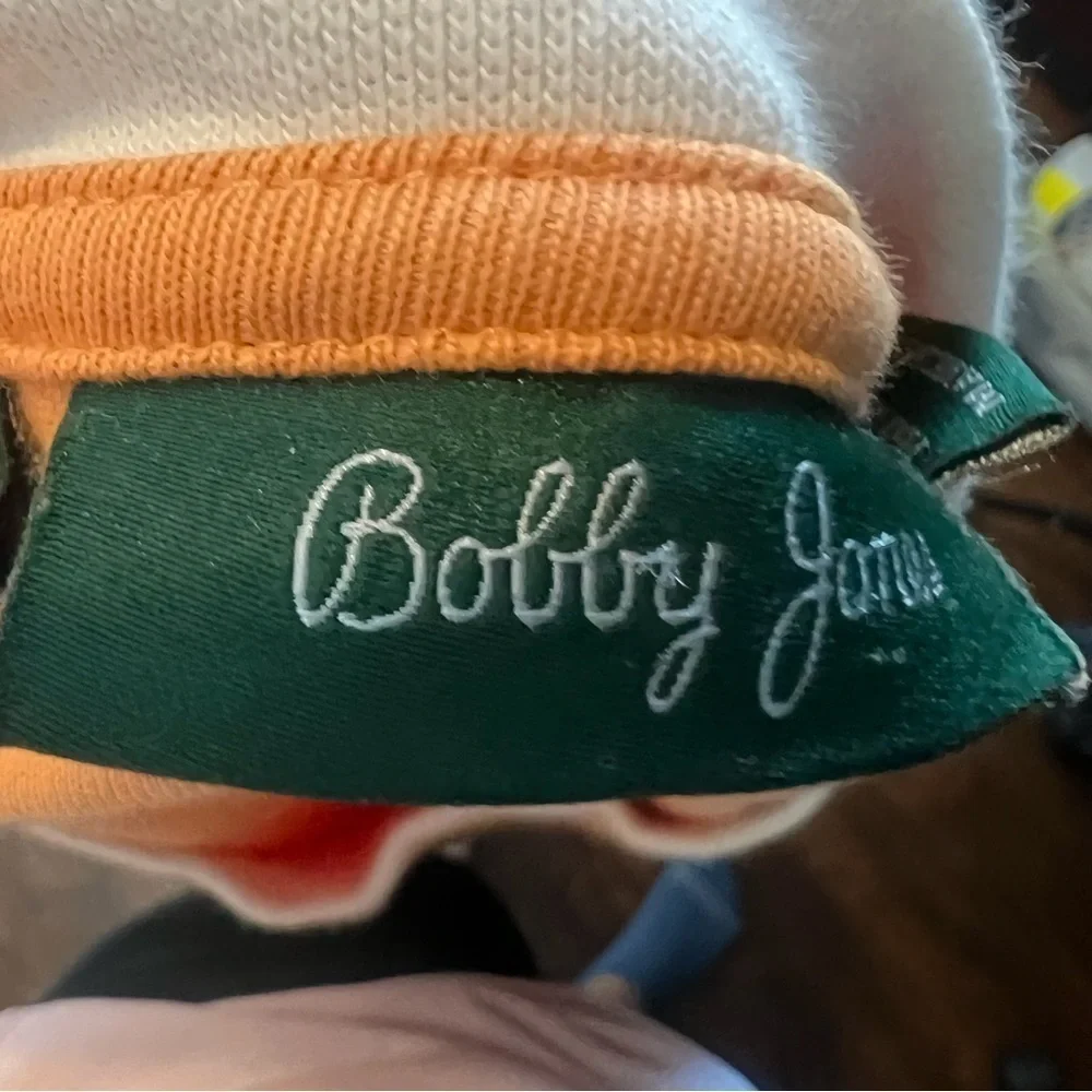 Bobby Jones Orange Pima Cotton Sweater